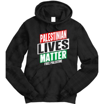 Free Palestine Gaza Palestinian Lives Matter Tie Dye Hoodie