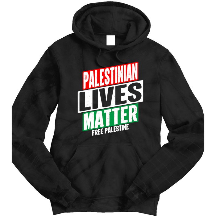 Free Palestine Gaza Palestinian Lives Matter Tie Dye Hoodie