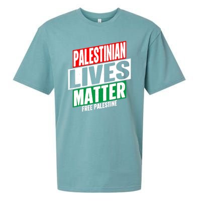 Free Palestine Gaza Palestinian Lives Matter Sueded Cloud Jersey T-Shirt