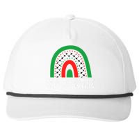 Free Palestine Gaza Palestinian Snapback Five-Panel Rope Hat