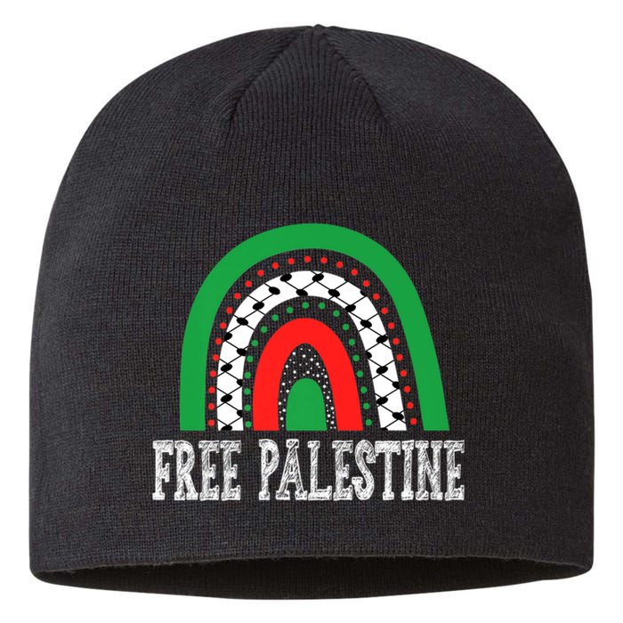 Free Palestine Gaza Palestinian Sustainable Beanie