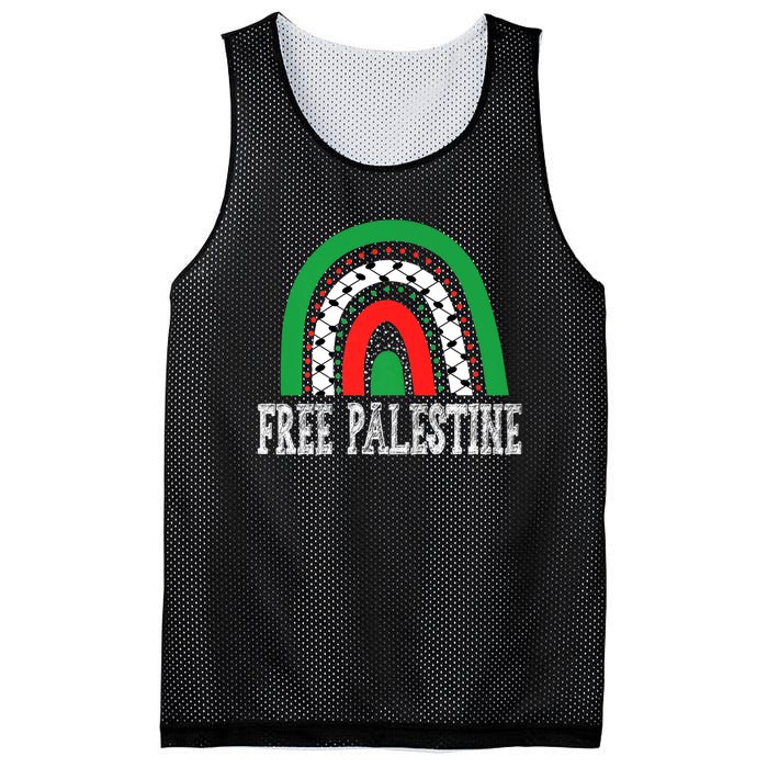 Free Palestine Gaza Palestinian Mesh Reversible Basketball Jersey Tank