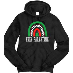 Free Palestine Gaza Palestinian Tie Dye Hoodie