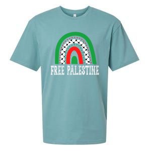 Free Palestine Gaza Palestinian Sueded Cloud Jersey T-Shirt