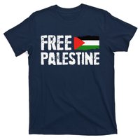 Free Palestine Gaza Flag Arabic Freedom For Palestinians T-Shirt