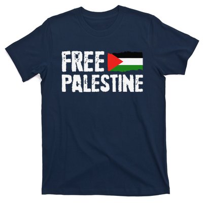 Free Palestine Gaza Flag Arabic Freedom For Palestinians T-Shirt