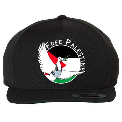 Free Palestine Gaza Palestinian Wool Snapback Cap