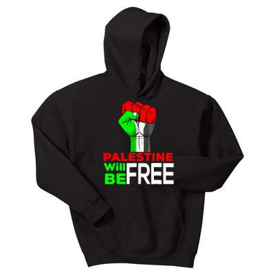 Free Palestine Gaza Palestinian Kids Hoodie