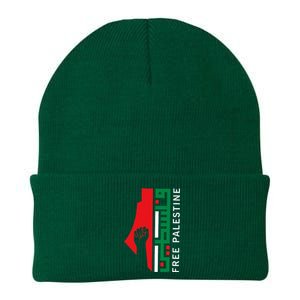 Free Palestine Gaza Flag Arabic Freedom for Palestinians  Knit Cap Winter Beanie