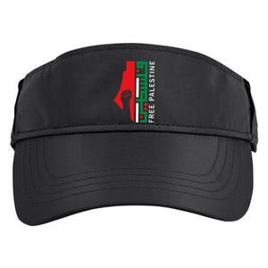 Free Palestine Gaza Flag Arabic Freedom for Palestinians  Adult Drive Performance Visor