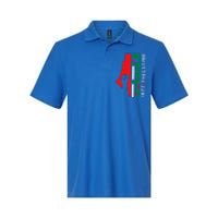 Free Palestine Gaza Flag Arabic Freedom for Palestinians  Softstyle Adult Sport Polo