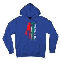 Free Palestine Gaza Flag Arabic Freedom for Palestinians  Tall Hoodie