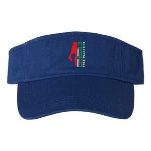 Free Palestine Gaza Flag Arabic Freedom for Palestinians  Valucap Bio-Washed Visor