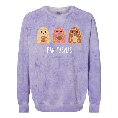 Funny Pantasmas Ghost Pan Dulce Colorblast Crewneck Sweatshirt