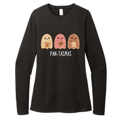 Funny Pantasmas Ghost Pan Dulce Womens CVC Long Sleeve Shirt