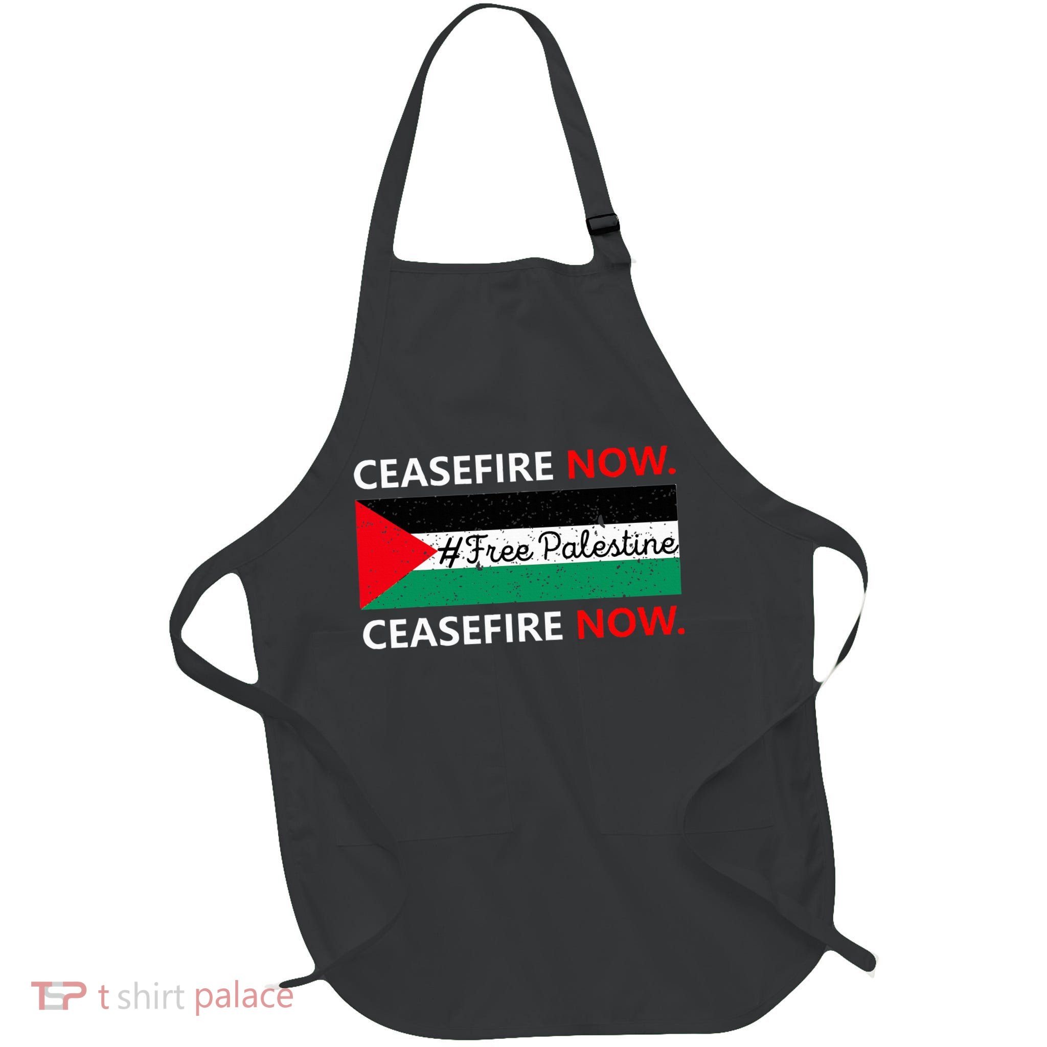 Free Palestine Gaza Jews Say Cease Fire Now Not In Our Name Apron