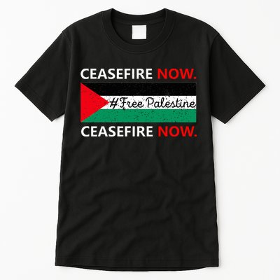 Free Palestine Gaza Jews Say Cease Fire Now Not In Our Name Tall T-Shirt