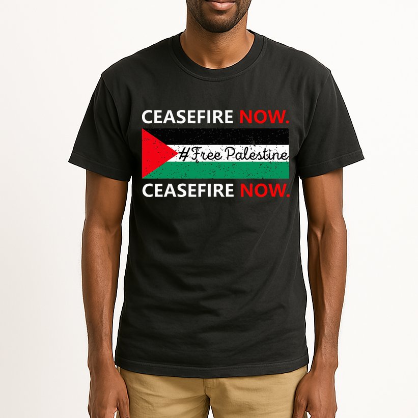 Free Palestine Gaza Jews Say Cease Fire Now Not In Our Name Tall T-Shirt