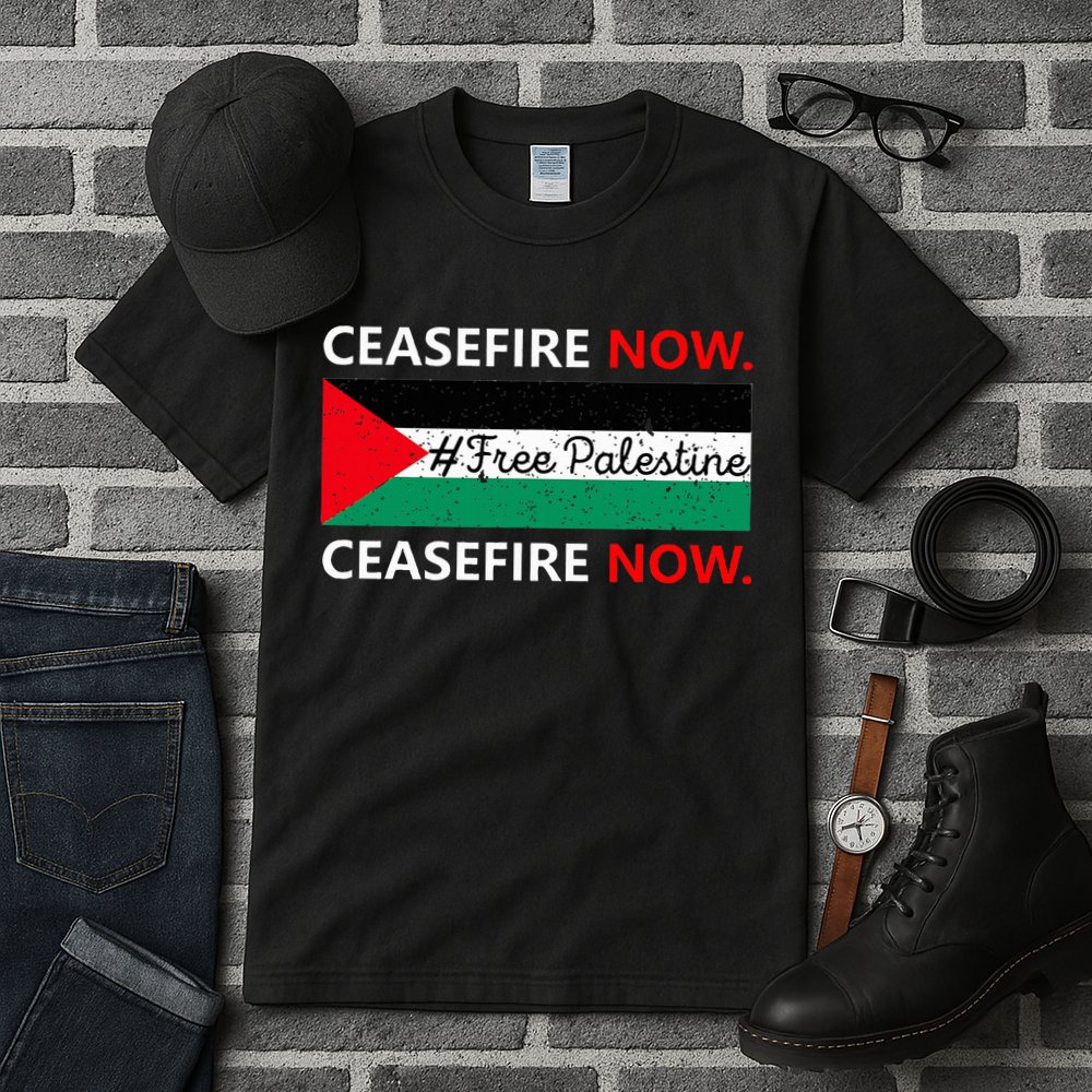 Free Palestine Gaza Jews Say Cease Fire Now Not In Our Name Tall T-Shirt