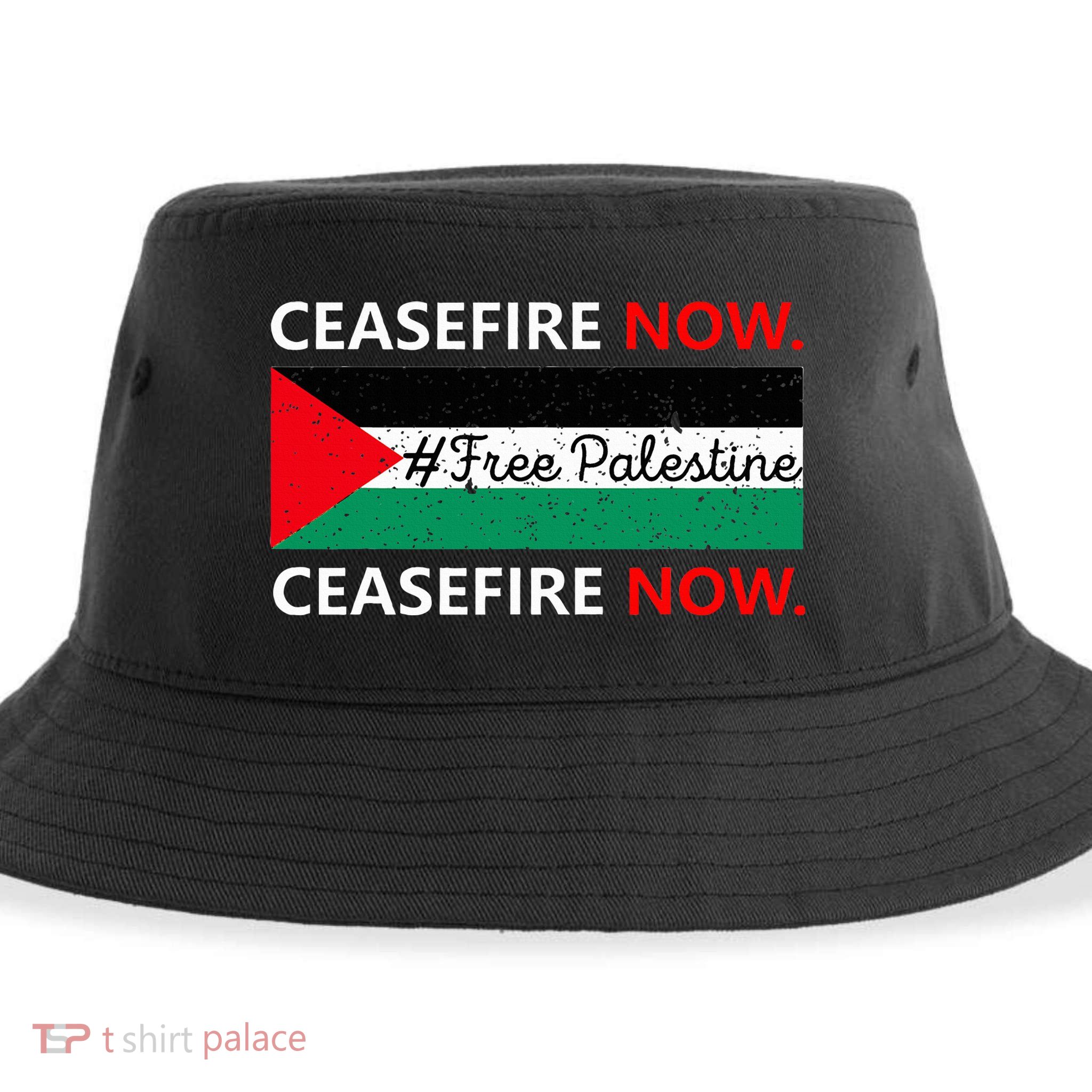 Free Palestine Gaza Jews Say Cease Fire Now Not In Our Name Sustainable Bucket Hat