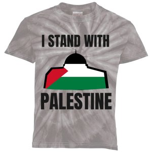 Free Palestine Gaza Flag I Stand With Palestine Freedom Kids Tie-Dye T-Shirt