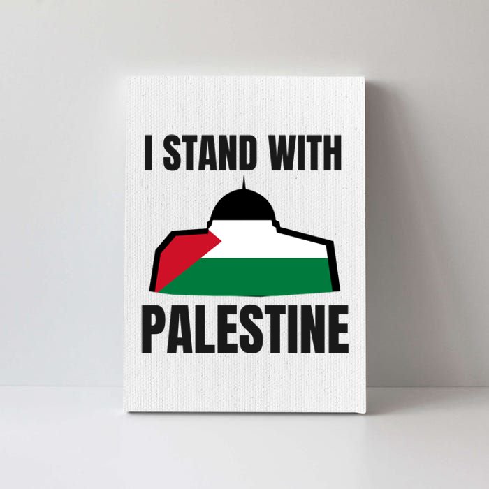 Free Palestine Gaza Flag I Stand With Palestine Freedom Canvas