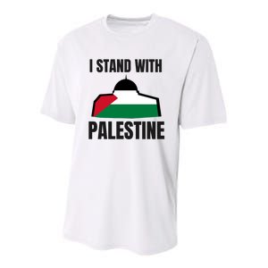 Free Palestine Gaza Flag I Stand With Palestine Freedom Youth Performance Sprint T-Shirt