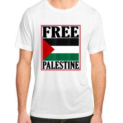 Free Palestine Gaza Palestinian Adult ChromaSoft Performance T-Shirt