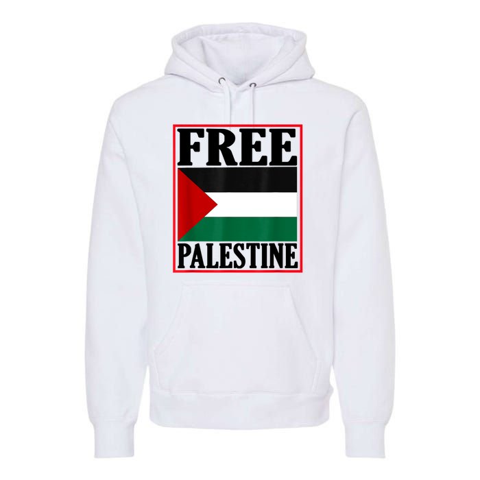 Free Palestine Gaza Palestinian Premium Hoodie