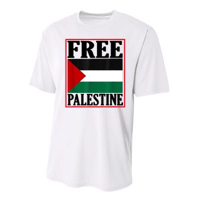 Free Palestine Gaza Palestinian Performance Sprint T-Shirt