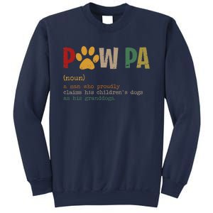 Funny Pawpa Grand Paw Grandpa Dog Dad Definition Fathers Day Sweatshirt