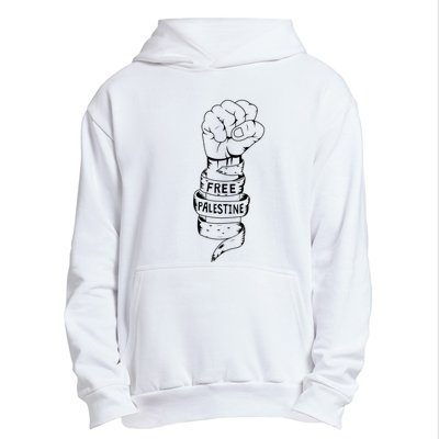 Free Palestine Gaza Palestinian Urban Pullover Hoodie