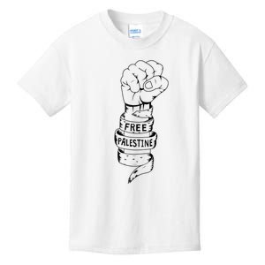 Free Palestine Gaza Palestinian Kids T-Shirt