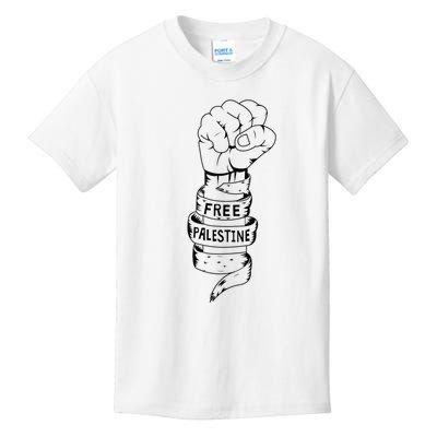 Free Palestine Gaza Palestinian Kids T-Shirt