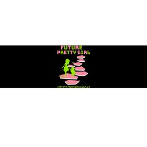 Future Pretty Girl First Black Sorority Bumper Sticker