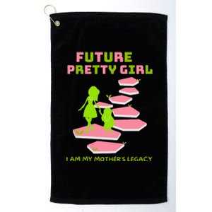 Future Pretty Girl First Black Sorority Platinum Collection Golf Towel