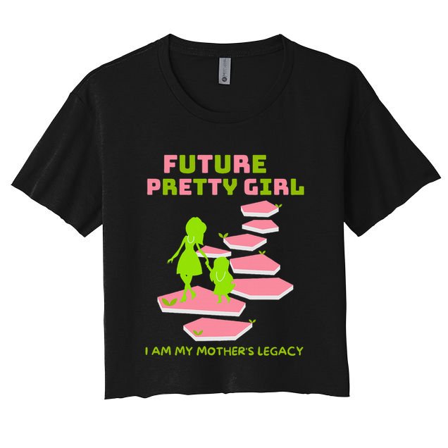 Future Pretty Girl First Black Sorority Crop Top