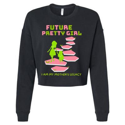 Future Pretty Girl First Black Sorority Cropped Pullover Crew