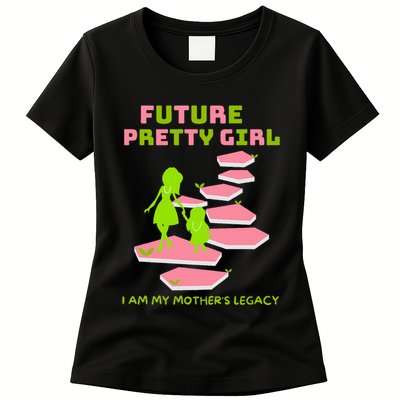 Future Pretty Girl First Black Sorority Womens T-Shirt