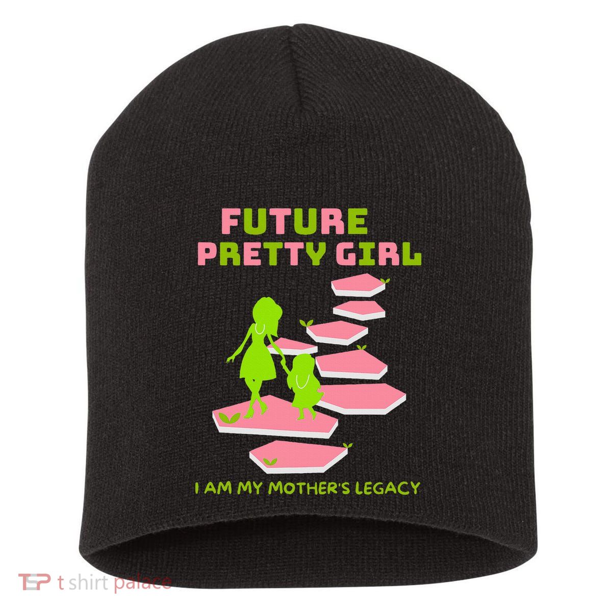 Future Pretty Girl First Black Sorority Short Acrylic Beanie