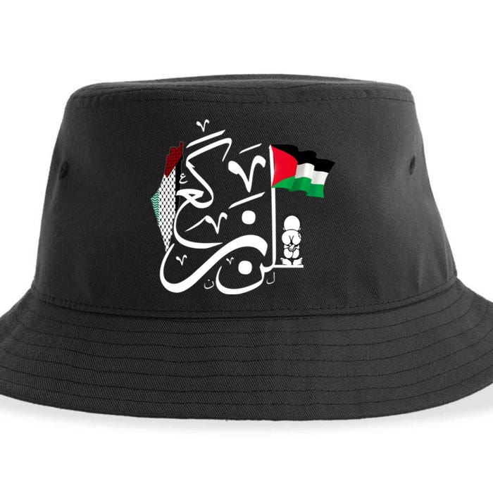 Free Palestine Gaza Palestinian Sustainable Bucket Hat