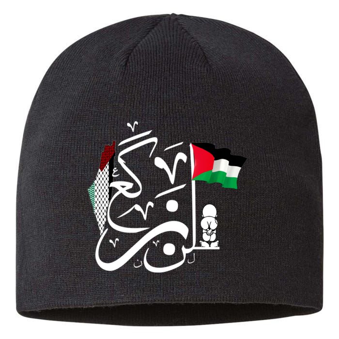 Free Palestine Gaza Palestinian Sustainable Beanie