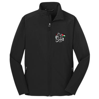 Free Palestine Gaza Palestinian Core Soft Shell Jacket