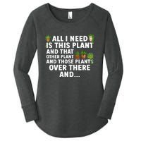 Funny Plant Gardening Garden Plant Lovers Women's Perfect Tri Tunic Long Sleeve Shirt