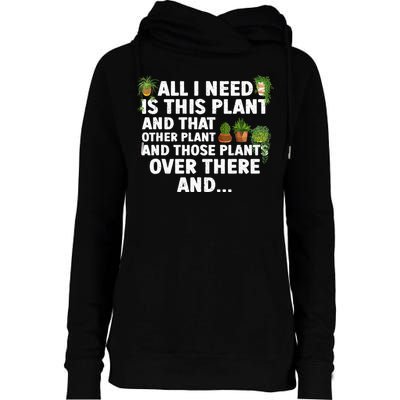 Funny Plant Gardening Garden Plant Lovers Womens Funnel Neck Pullover Hood