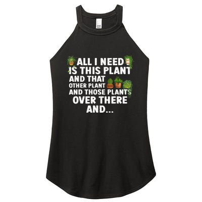 Funny Plant Gardening Garden Plant Lovers Women's Perfect Tri Rocker Tank