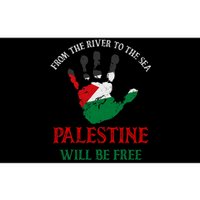 Free Palestine Gaza Flag Arabic Palestine Will Be Free Bumper Sticker