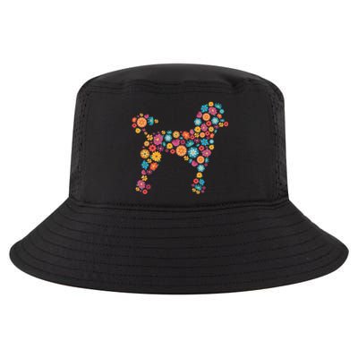 Flower Poodle Gift Cool Comfort Performance Bucket Hat