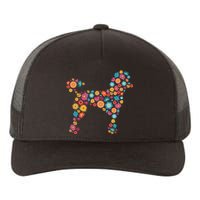 Flower Poodle Gift Yupoong Adult 5-Panel Trucker Hat