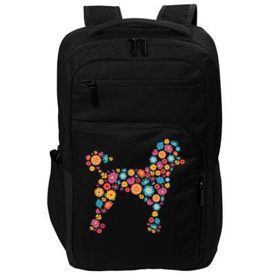 Flower Poodle Gift Impact Tech Backpack